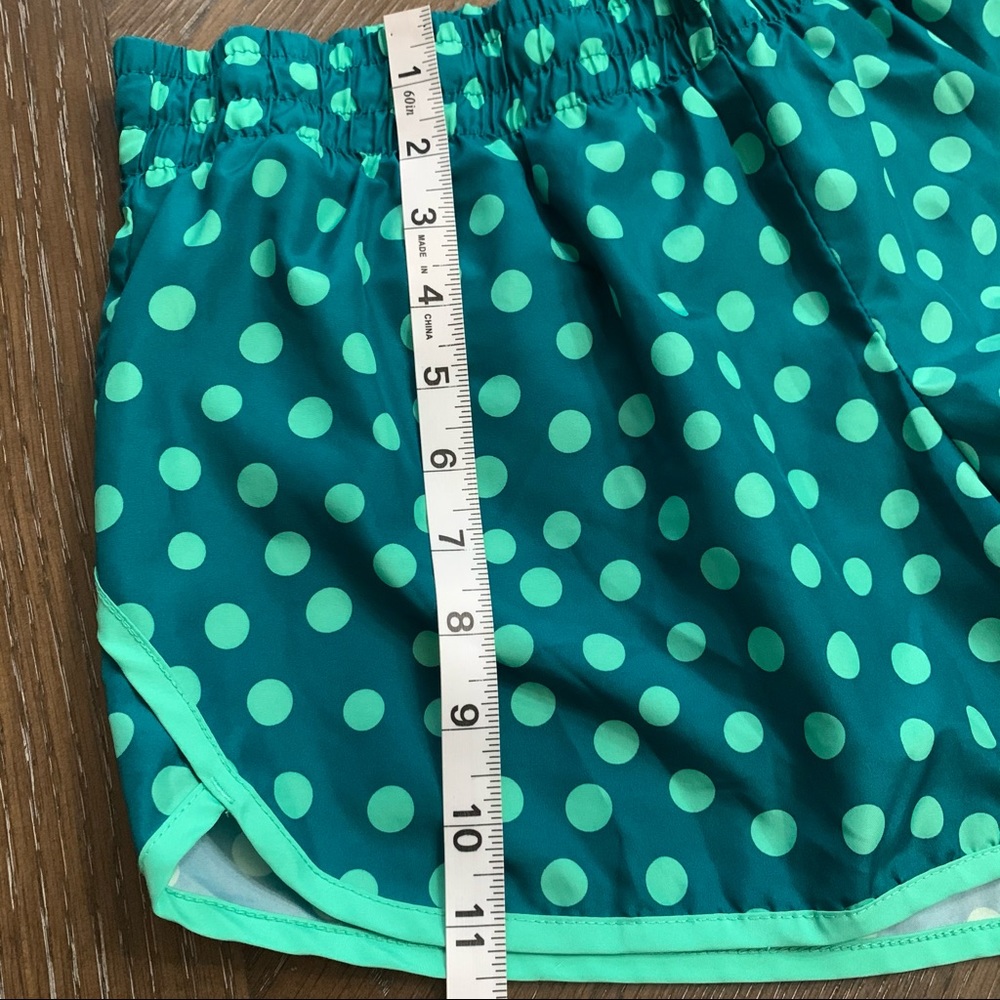 Danskin Now green polka dot athletic shorts Size L - Picture 10 of 10